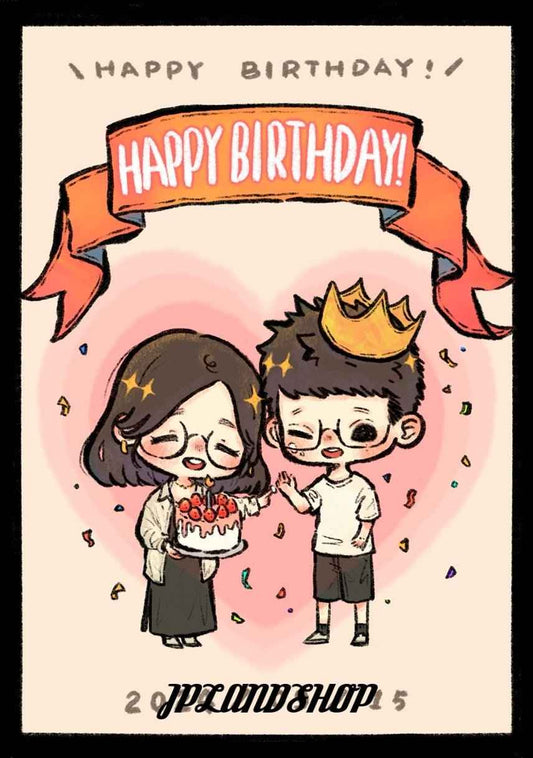 皮克樂園風格定制插畫