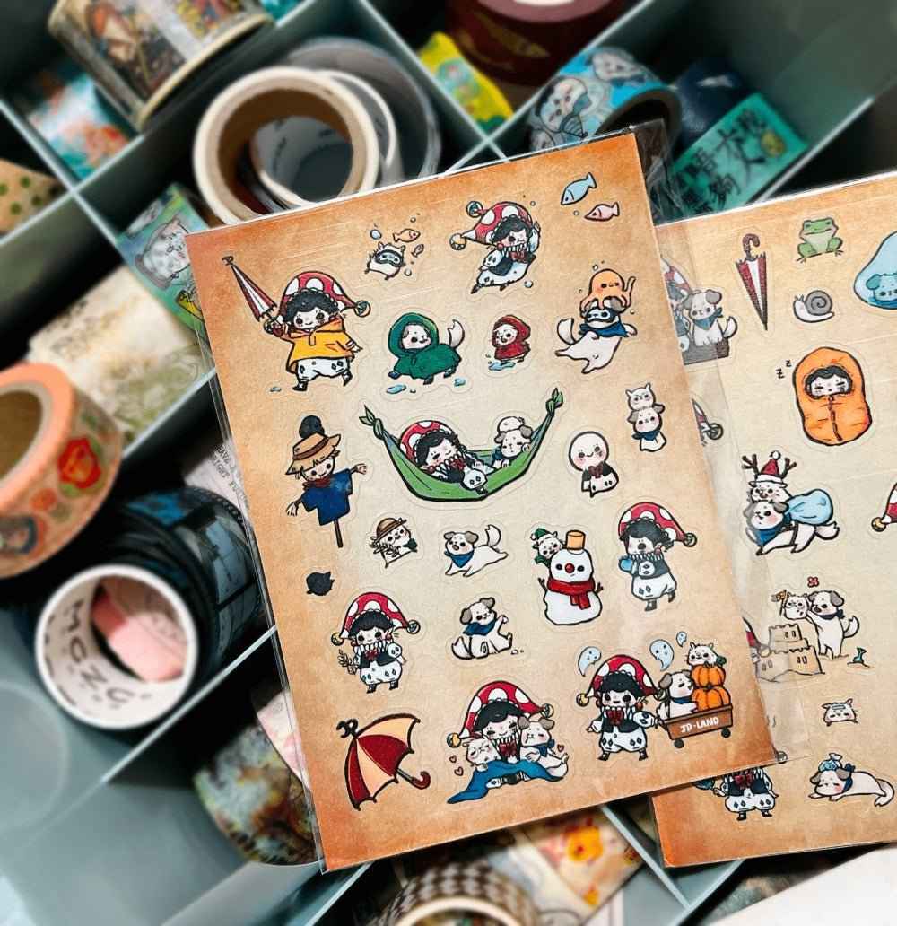 手帳貼紙 | 一週四季系列-D款