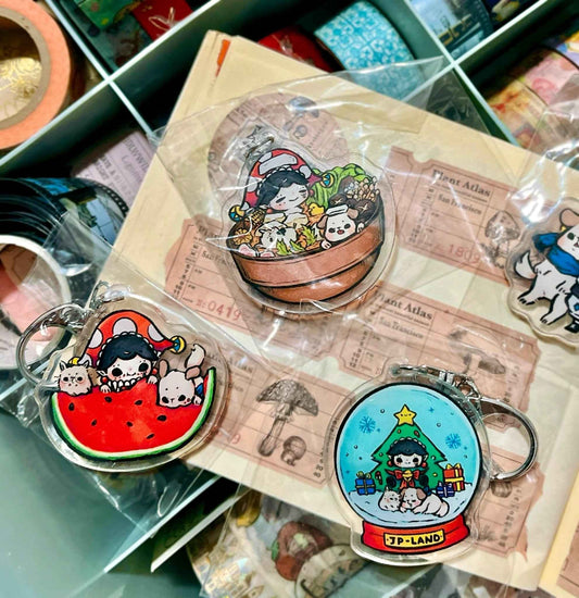 鎖匙扣 | 一週四季系列-水晶球款