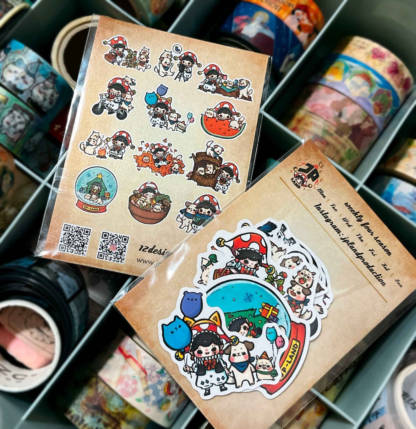 手帳貼紙 | 一週四季系列-獨立包裝