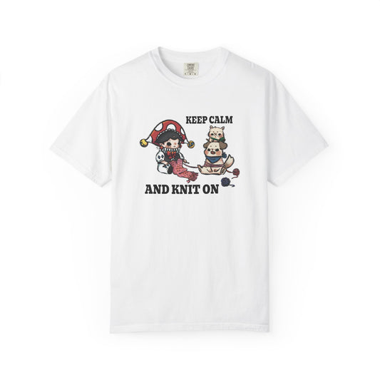 JPLAND Knitting Scarves T-Shirt