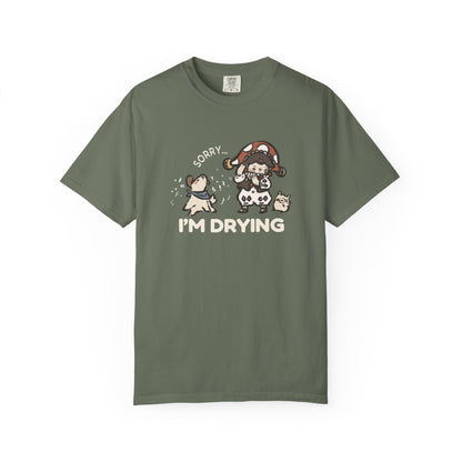 JPLAND Sorry I’m Drying T-Shirt
