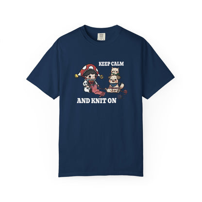 JPLAND Knitting Scarves T-Shirt