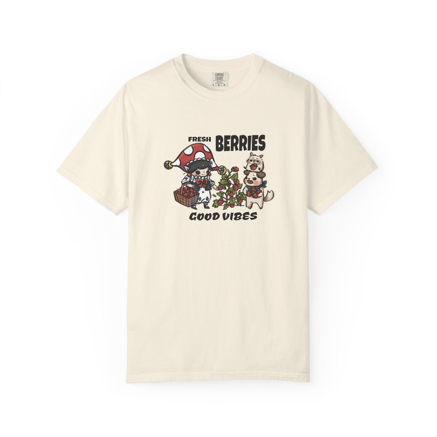 JPLAND Fresh Berries Good Vibes T-Shirt