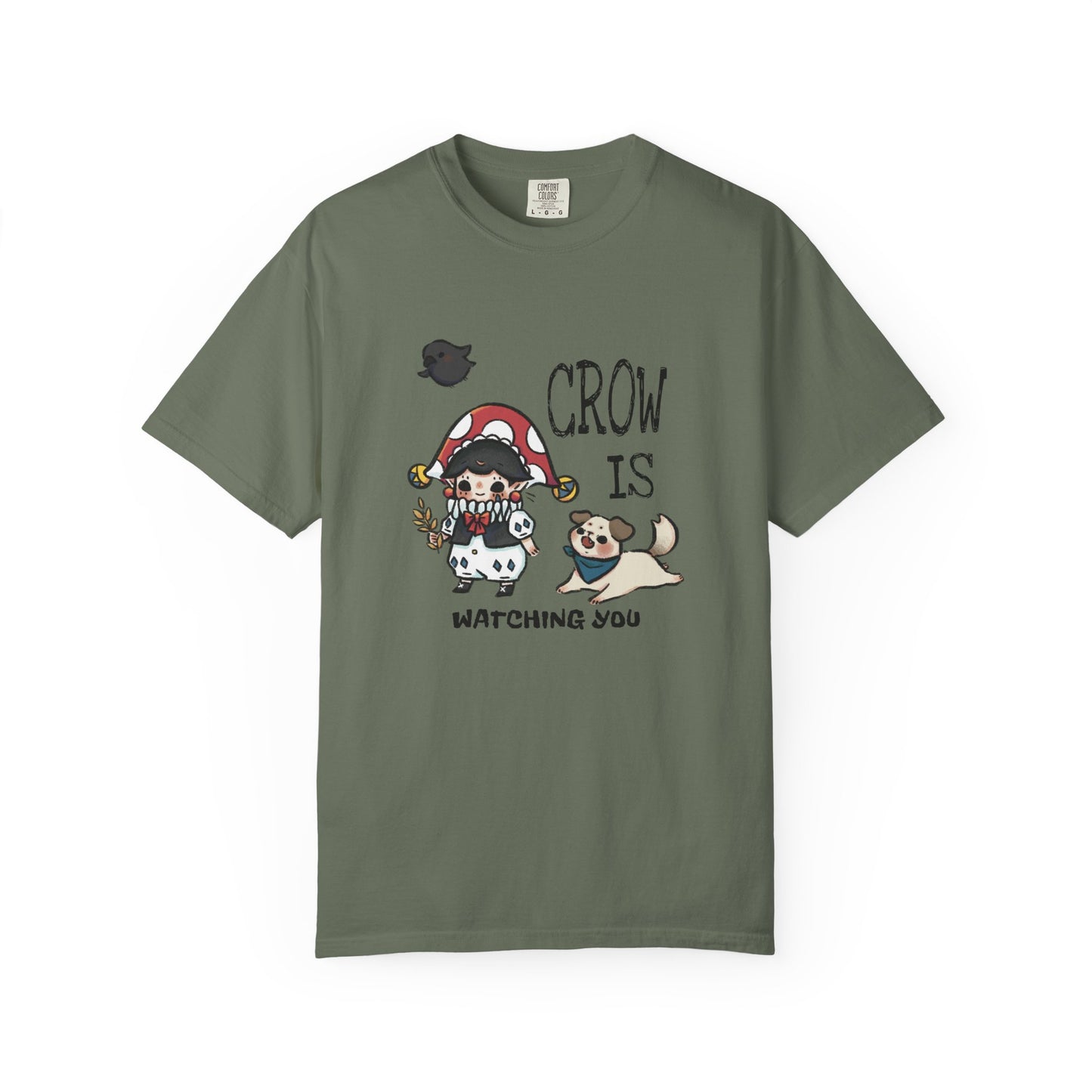 JPLAND Crow Is Watching T-Shirt
