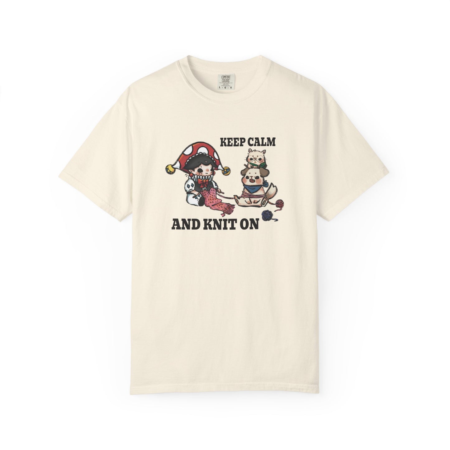 JPLAND Knitting Scarves T-Shirt