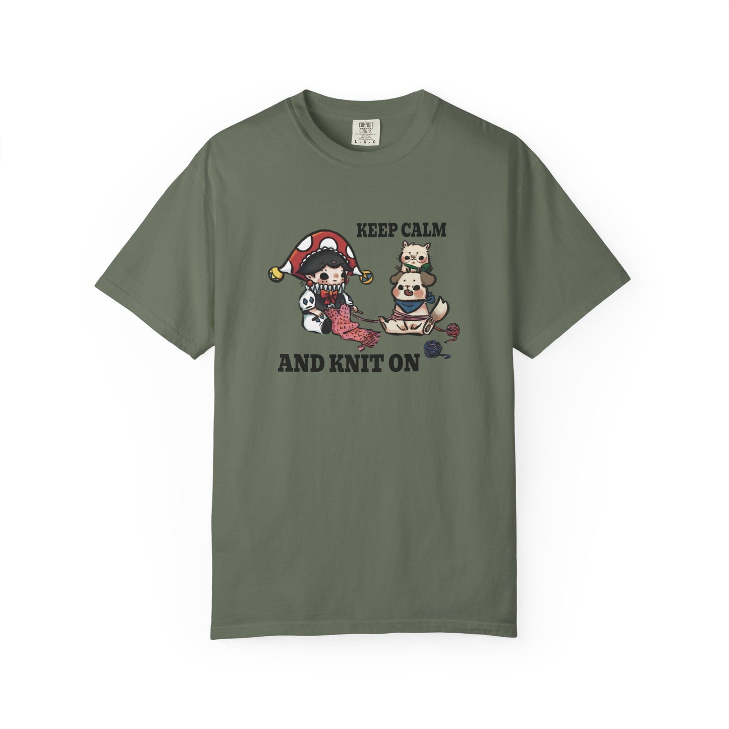 JPLAND Knitting Scarves T-Shirt