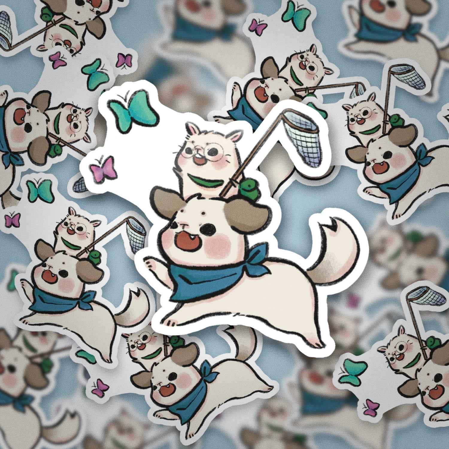 JPLAND Butterfly Vinyl Sticker – Four Seasons Weekly Planner Set