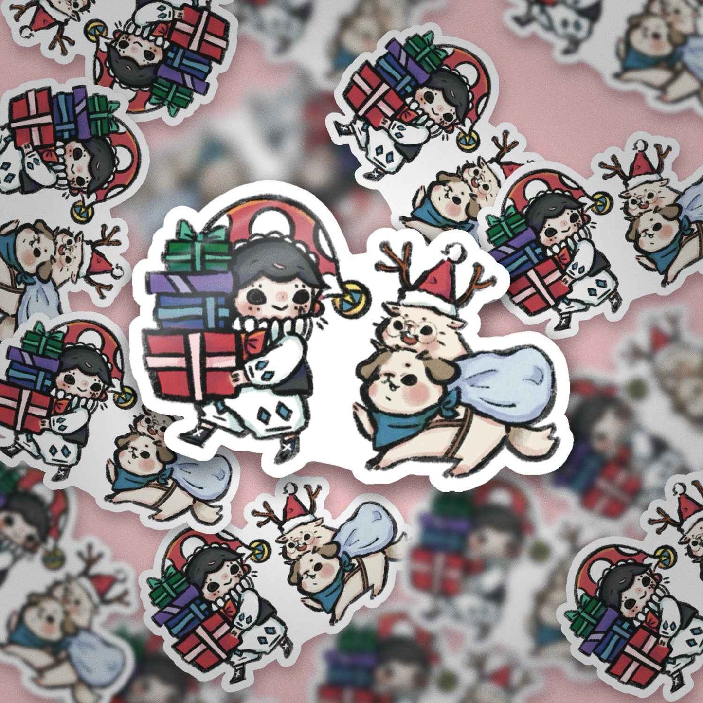 JPLAND Christmas Gifts Vinyl Sticker – Four Seasons Weekly Planner Set