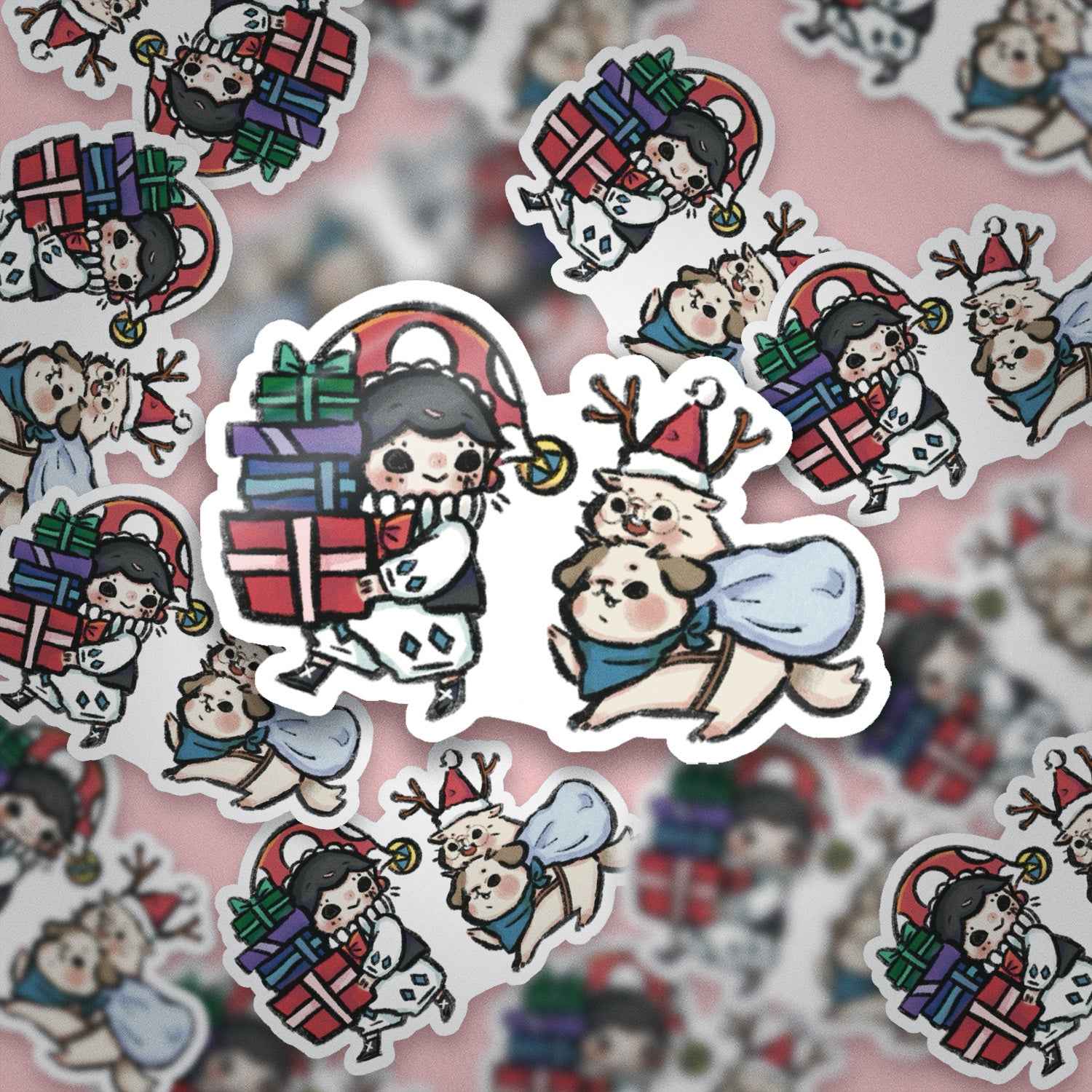 JPLAND Christmas Gifts Vinyl Sticker – Four Seasons Weekly Planner Set