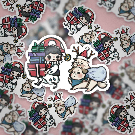 JPLAND Christmas Gifts Vinyl Sticker – Four Seasons Weekly Planner Set