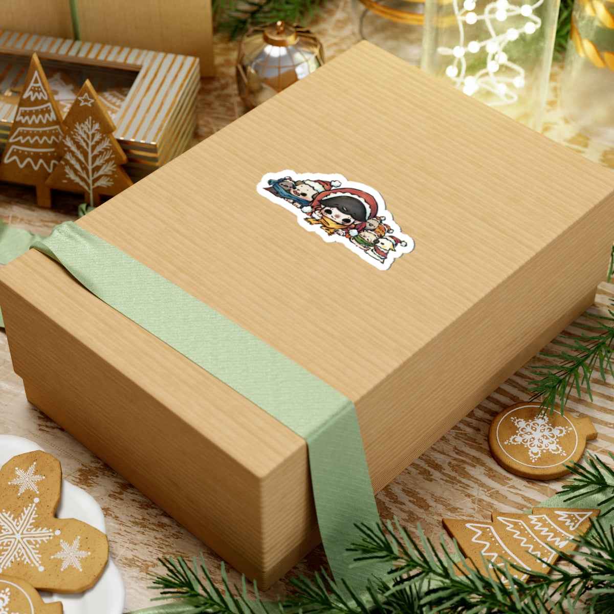Christmas group photo Vinyl Sticker for Planners & Journals