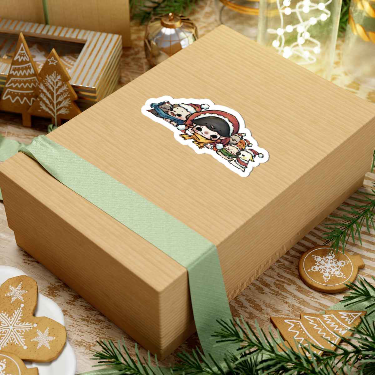 Christmas group photo Vinyl Sticker for Planners & Journals