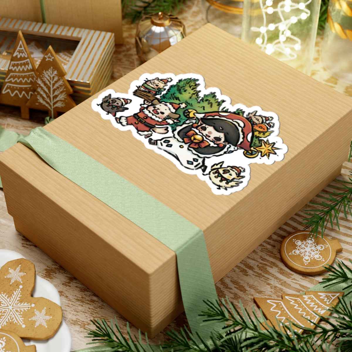 Christmas tree Vinyl Sticker for Planners & Journals