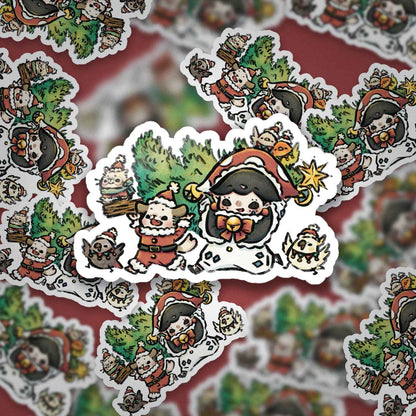 Christmas tree Vinyl Sticker for Planners & Journals