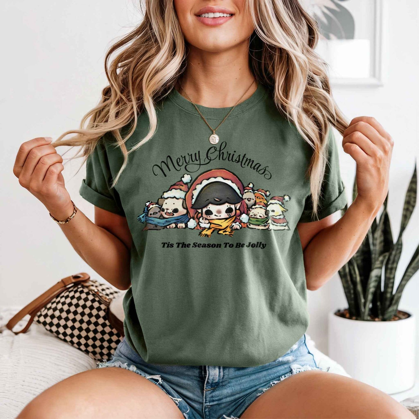 Christmas group photo T-Shirt - Spooky Season Essential