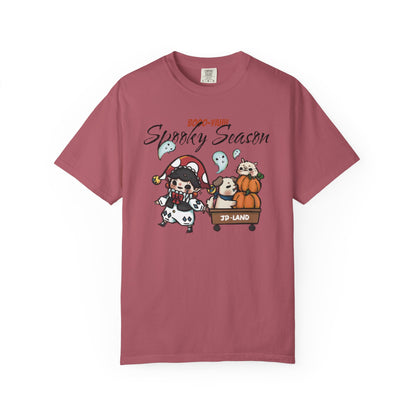 Comfort-color-T-Shirt-Crimson-Halloween-Pumpkin-Truck