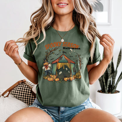 Halloween-Circus T-Shirt - Spooky Season Essential