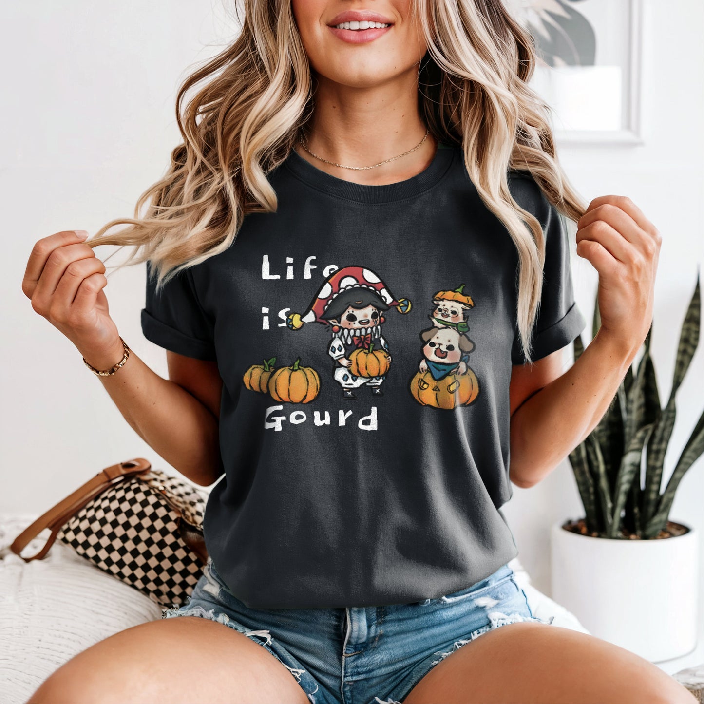 Halloween Pumpkin T-Shirt - Spooky Season Essential