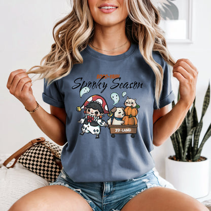 Comfort-color-T-Shirt-Halloween-Pumpkin-Truck-Blue-Jean