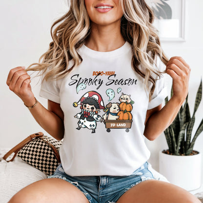 Halloween Pumpkin Truck T-Shirt - Spooky Season Essential