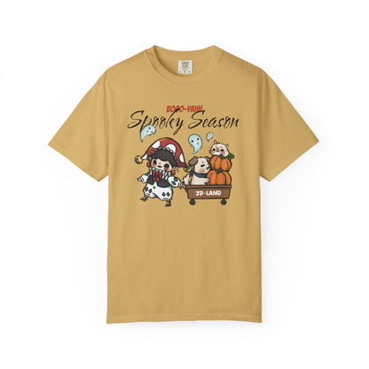 Comfort-color-T-Shirt-Mustard-Halloween-Pumpkin-Truck