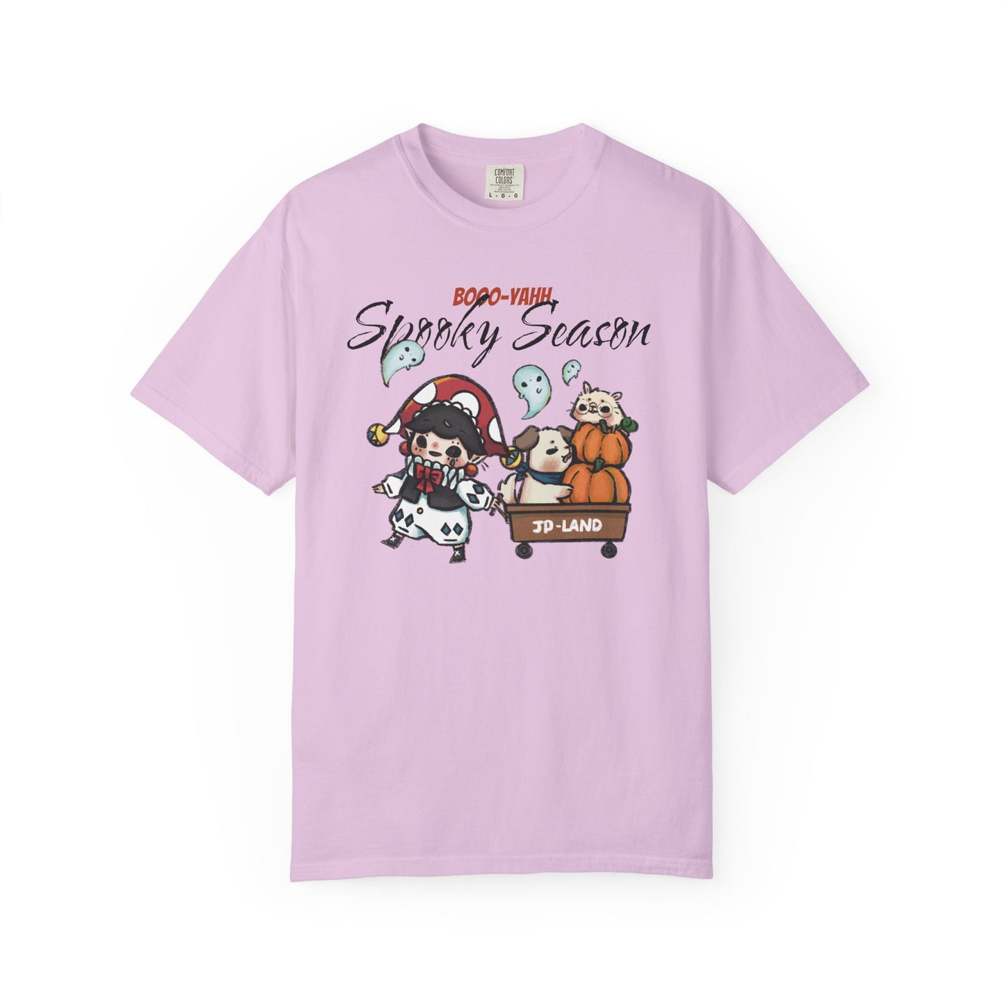 Comfort-color-T-Shirt-Orchid-Halloween-Pumpkin-Truck