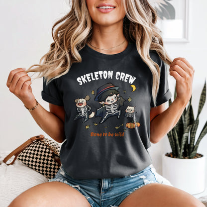 Skeleton-Dressup T-Shirt - Spooky Season Essential
