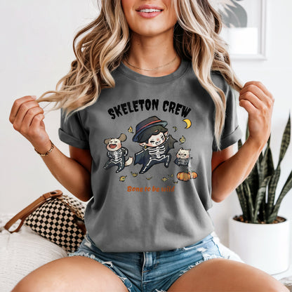 Comfort-color-T-Shirt-Skeleton-Dressup-Grey