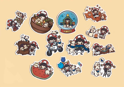 手帳貼紙 | 一週四季系列-獨立包裝