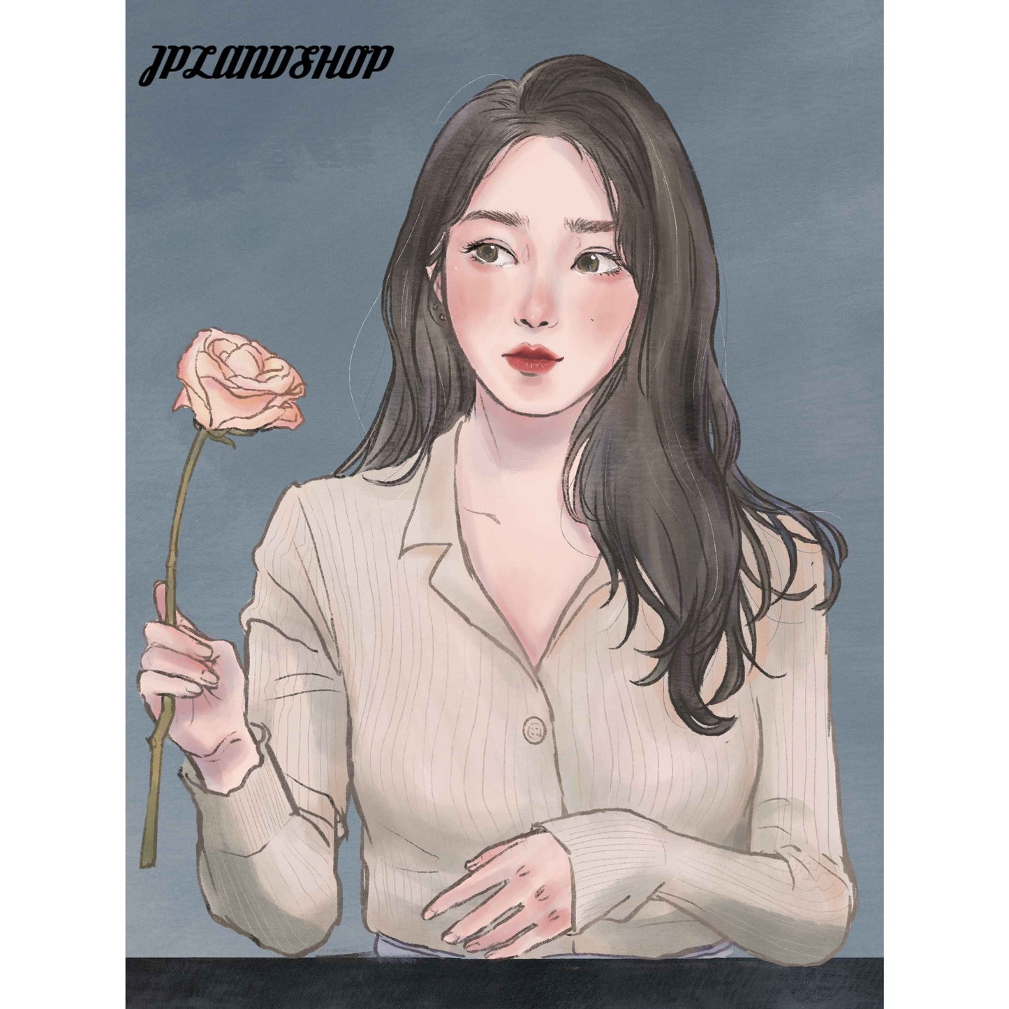 皮克樂園風格定制似顏繪