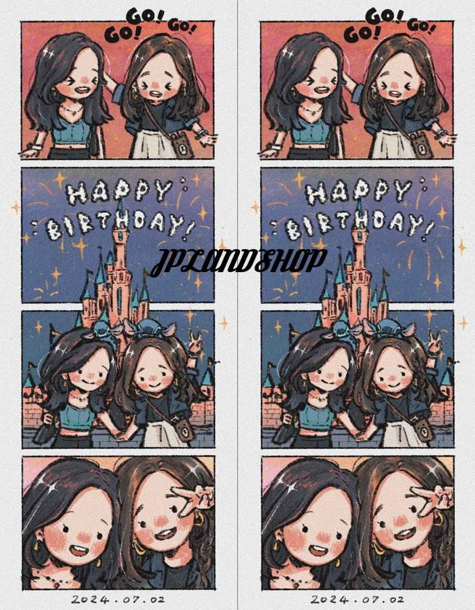 皮克樂園風格定制插畫