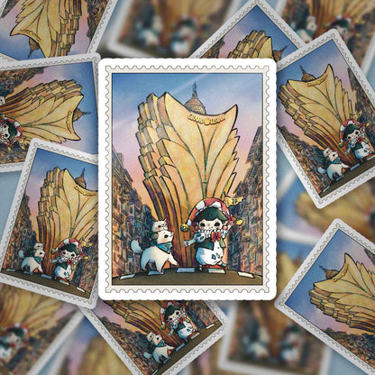 Macao Cityscape Vinyl Sticker for Planners & Journals