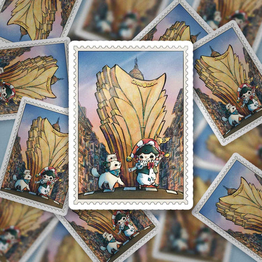 Macao Cityscape Vinyl Sticker for Planners & Journals