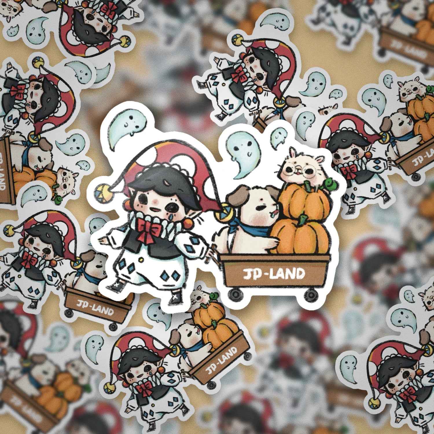 JPLAND Pumpkin Vinyl Sticker – Four Seasons Weekly Planner Set