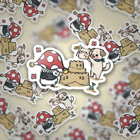 JPLAND Sand pile Vinyl Sticker – Four Seasons Weekly Planner Set