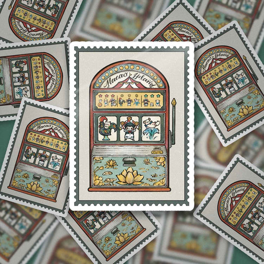 Slot machines Vinyl Sticker for Planners & Journals