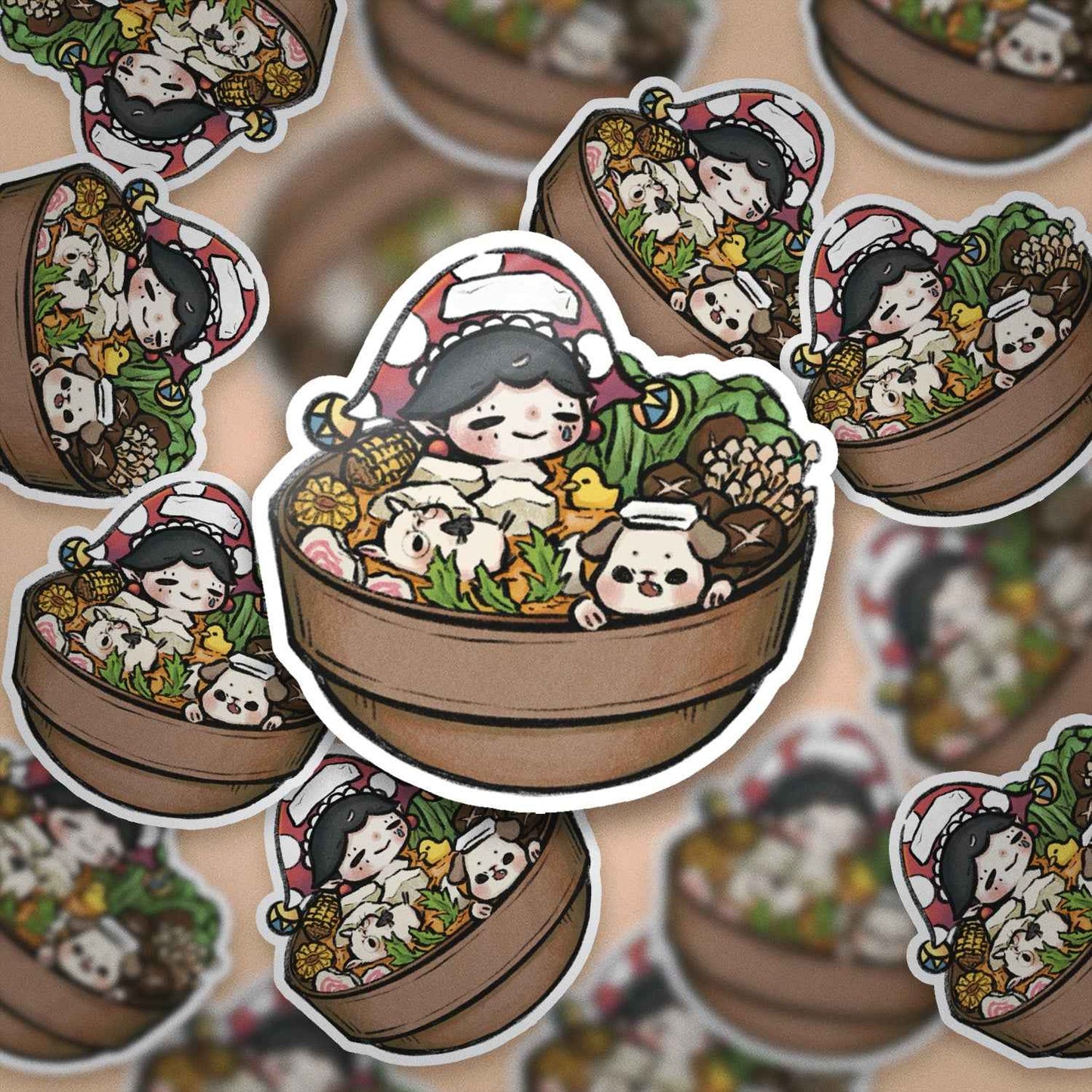 JPLAND Sukiyaki Vinyl Sticker – Four Seasons Weekly Planner Set