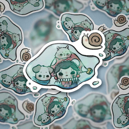 JPLAND Water reflection Vinyl Sticker – Four Seasons Weekly Planner Set