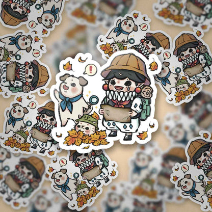 JPLAND Autumn trip Vinyl Sticker – Four Seasons Weekly Planner Set