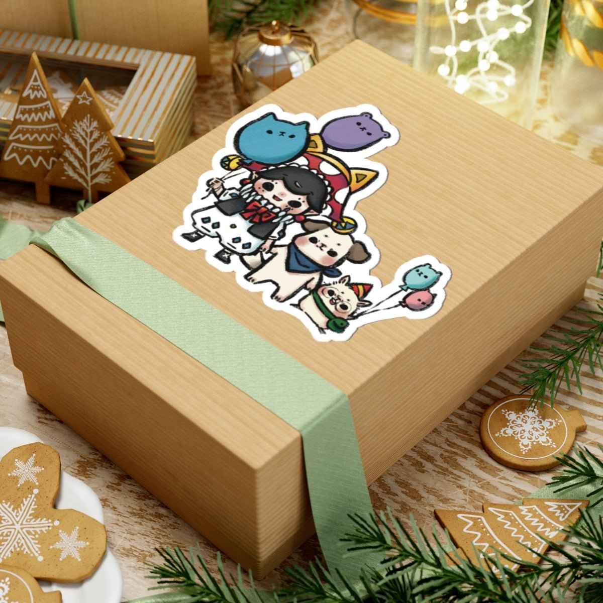 JPLAND Balloon Vinyl Sticker – Four Seasons Weekly Planner Set