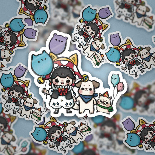 JPLAND Balloon Vinyl Sticker – Four Seasons Weekly Planner Set