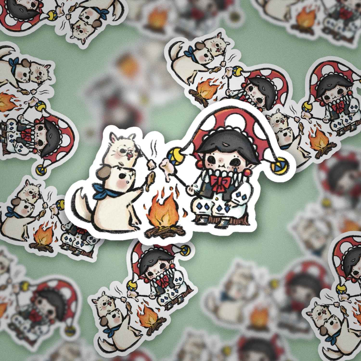 JPLAND Barbecue Vinyl Sticker – Four Seasons Weekly Planner Set