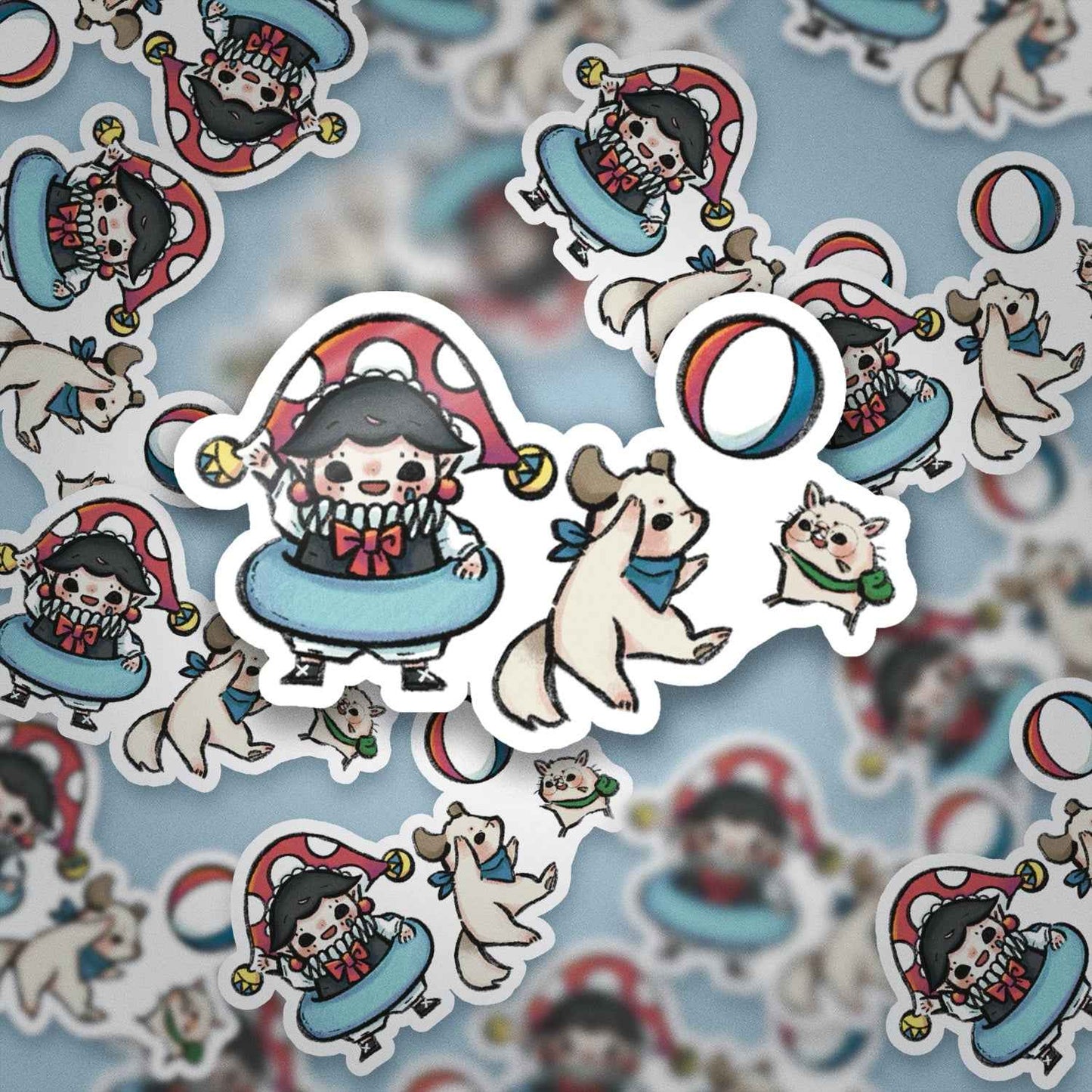 JPLAND Beach ball Vinyl Sticker – Four Seasons Weekly Planner Set