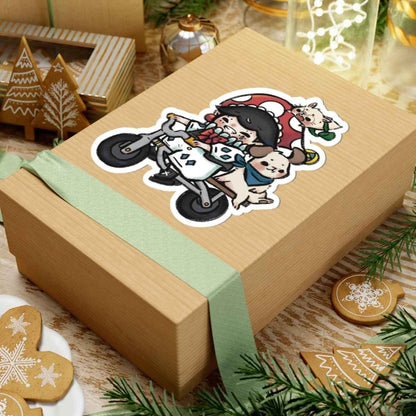 JPLAND Bicycle Vinyl Sticker – Four Seasons Weekly Planner Set