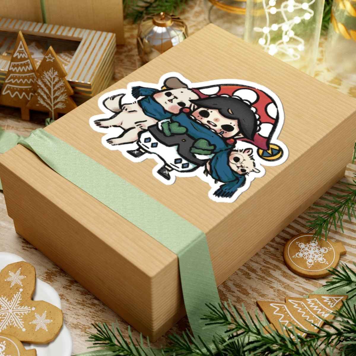 JPLAND Blue scarf Vinyl Sticker – Four Seasons Weekly Planner Set