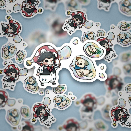 JPLAND Bubbles Vinyl Sticker – Four Seasons Weekly Planner Set