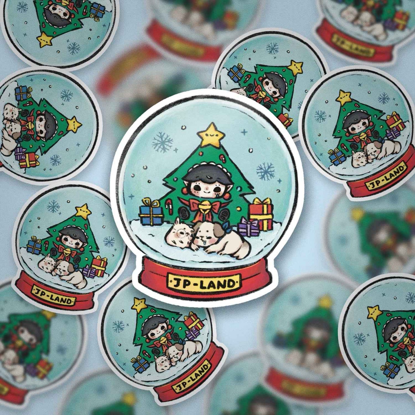 JPLAND Crystal ball Vinyl Sticker – Four Seasons Weekly Planner Set