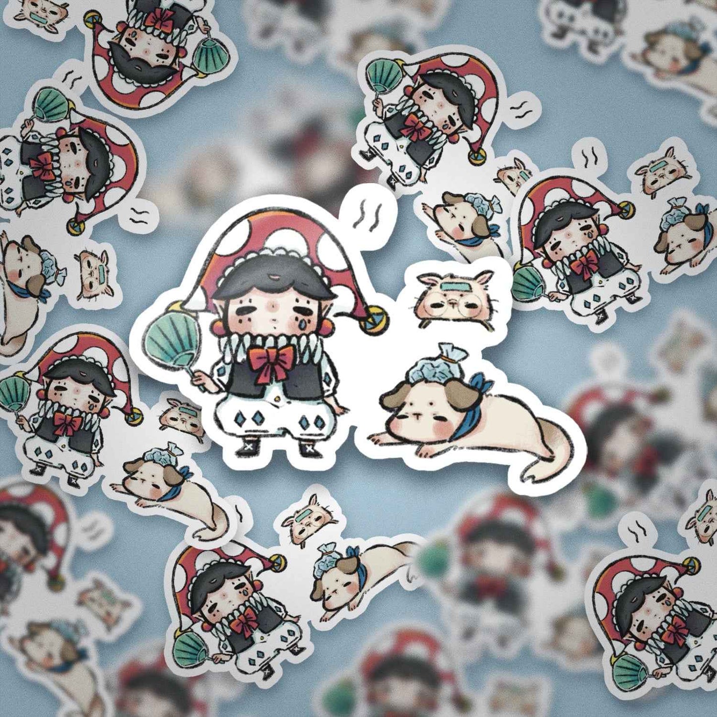 JPLAND Fan Vinyl Sticker – Four Seasons Weekly Planner Set