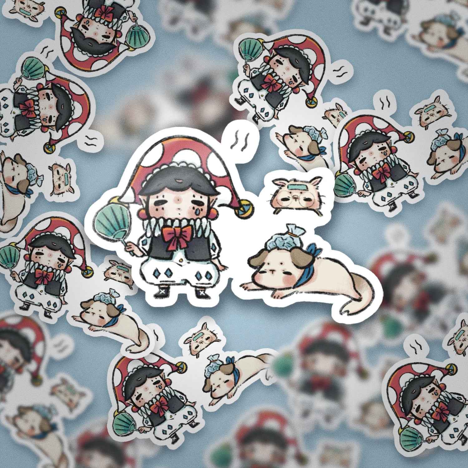 JPLAND Fan Vinyl Sticker – Four Seasons Weekly Planner Set